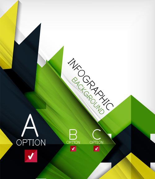 Modern infographic background vectors 10