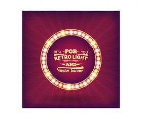 Neon light background vector set 03