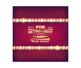 Neon light background vector set 07