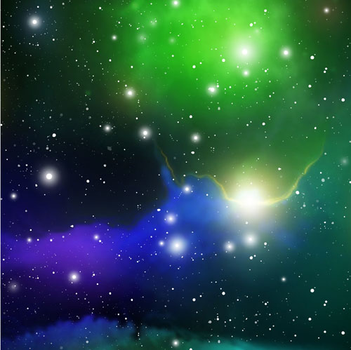 Outer space blurs background vector 02