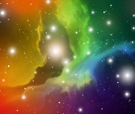 Outer space blurs background vector 03