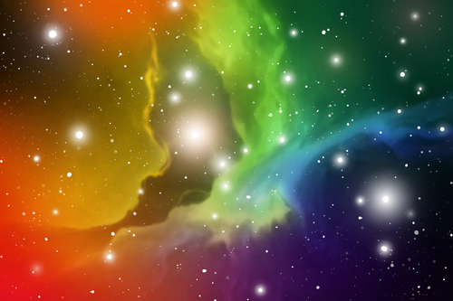 Outer space blurs background vector 03