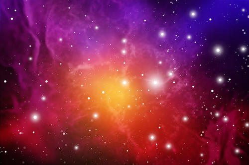 Outer space blurs background vector 05