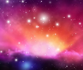 Outer space blurs background vector 07
