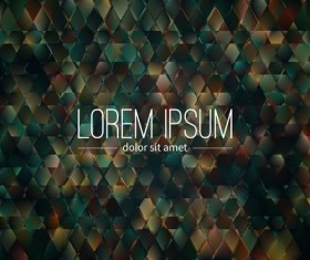 Polygon debris modern background vector 03