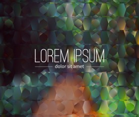 Polygon debris modern background vector 04