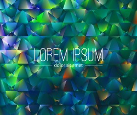 Polygon debris modern background vector 05