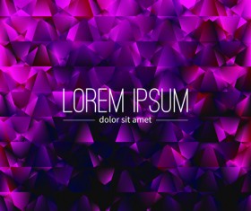 Polygon debris modern background vector 06