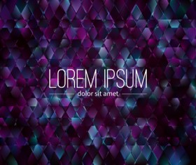 Polygon debris modern background vector 08