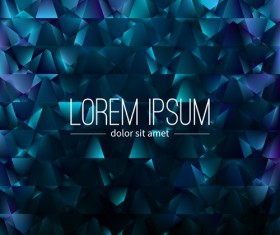 Polygon debris modern background vector 09