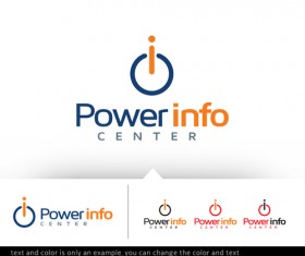Power Info logo vector