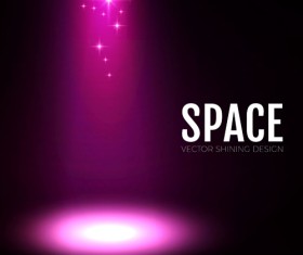 Pruple light shining background vector