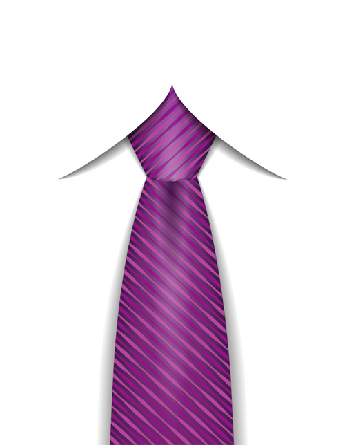 Purple ties vector material