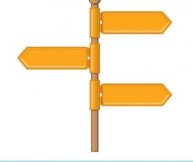 Road sign vector illustration