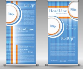 Scrolls business banners vector set 13