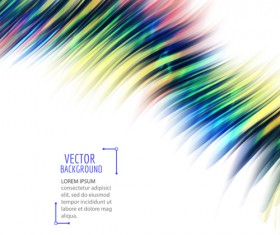 Shiny bright curves with white background vector 05