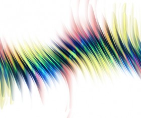 Shiny bright curves with white background vector 09