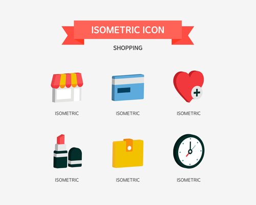 Shopping Isometric Icon 01