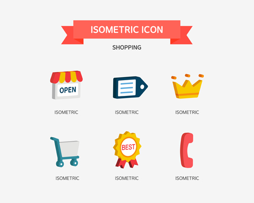 Shopping Isometric Icon 03