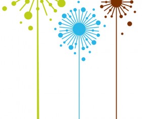 Simple dandelion vector