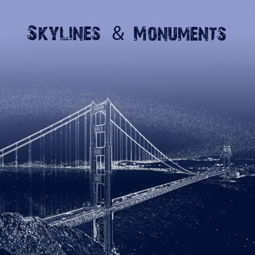 Skylines and Monuments Photoshop Brushes