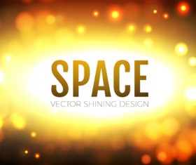 Space colored blurs background vector 01