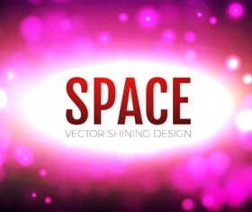 Space colored blurs background vector 02