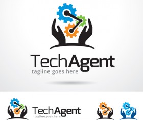 Tech Agent logo vector