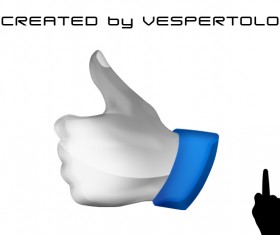Thumbs up Psd File