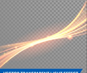 Transparent light effect illustration set vector 03