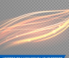 Transparent light effect illustration set vector 04