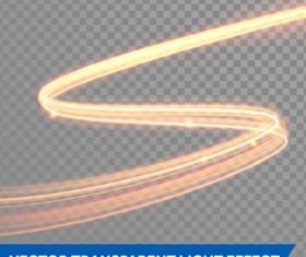 Transparent light effect illustration set vector 06