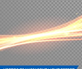 Transparent light effect illustration set vector 07