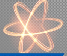 Transparent light effect illustration set vector 11