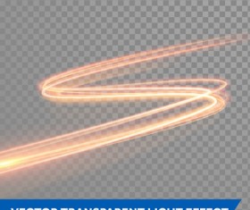 Transparent light effect illustration set vector 12