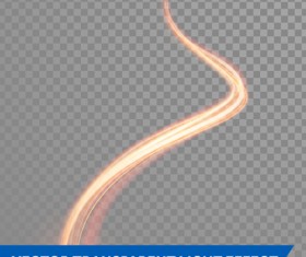 Transparent light effect illustration set vector 13