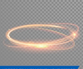 Transparent light effect illustration set vector 18