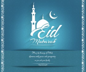 Vector Eid mubarak background graphics 05