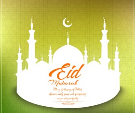 Vector Eid mubarak background graphics 06
