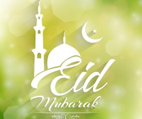 Vector Eid mubarak background graphics 07