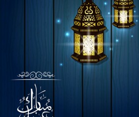 Vector Eid mubarak background graphics 08