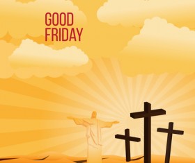 Vector good friday background design 01