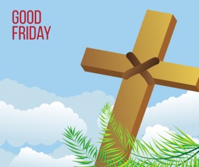 Vector good friday background design 07