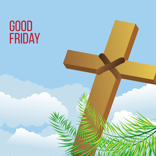 Vector good friday background design 07 free download