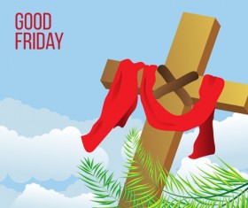 Vector good friday background design 08