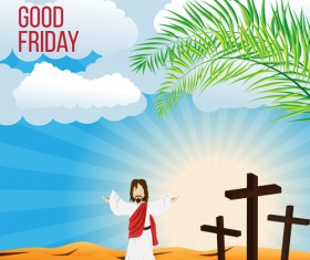 Vector good friday background design 11