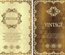 Vintage luxury certificates template set vector 06