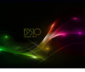 Wavy lines shininy backgrounds vector 02