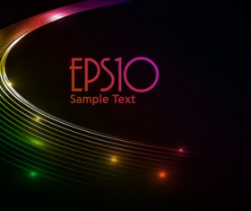 Wavy lines shininy backgrounds vector 03