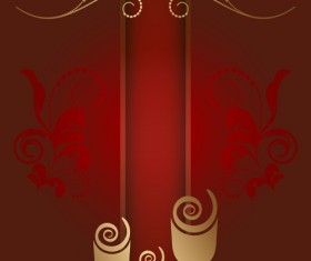 Wine with red background vector